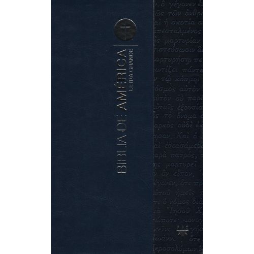 BIBLIA DE AMERICA. LETRA GRANDE AZUL - CON NOTAS.