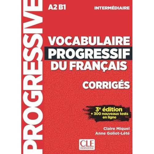 VOCABULAIRE PROGRESSIF DU FRANCAIS INTERMEDIAIRE (3ME.EDIT.)