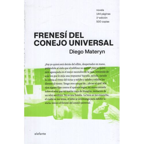 EL FRENESI DEL CONEJO UNIVERSAL - DIEGO MATERYN