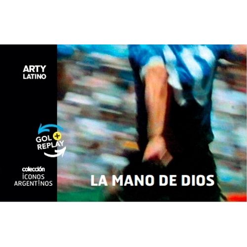 LIBRO LA MANO DE DIOS / GOL + REPLAY - TAMAÑO 7 X 11 CM