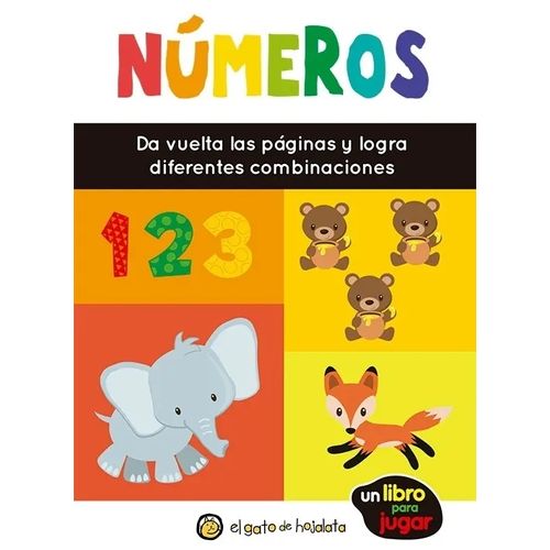 NUMEROS - UN LIBRO PARA JUGAR - MEZCLADITOS - MAYUSCULA