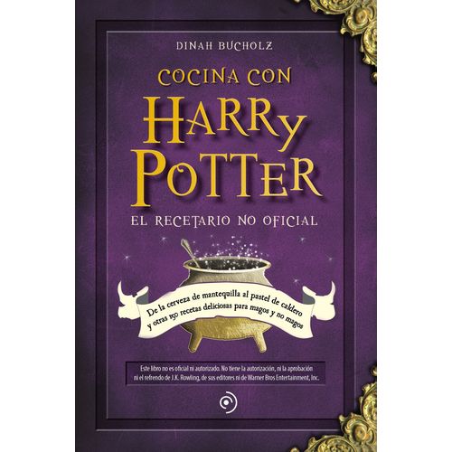 LIBRO COCINA CON HARRY POTTER - DINAH BUCHOLZ / EL RECETARIO