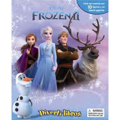 DISNEY FROZEN - 2 - DIVERTI-LIBROS ( 12 FIGURAS + ALFOMBRA )