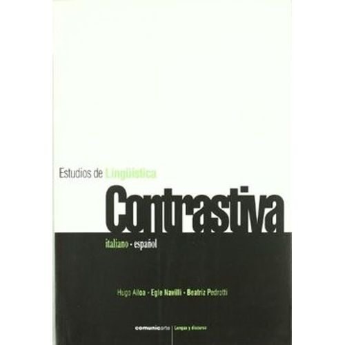 ESTUDIOS DE LINGÜISTICA CONTRASTIVA - ITALIANO/ESPAÑOL