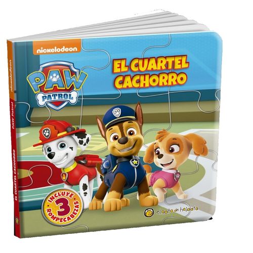 LIBRO EL CUARTEL CACHORRO PAW PATROL - INCLUYE 3 ROMPECABEZA LIBRO EL CUARTEL CACHORRO PAW PATROL - INCLUYE 3 ROMPECABEZA