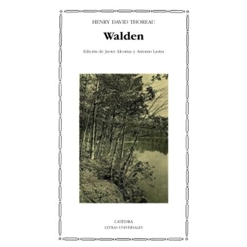 WALDEN - HENRY DAVID THOREAU