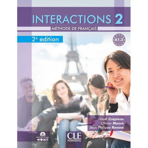 INTERACTIONS 2 A1.2 2EME.ED.- LIVRE DE L'ELEVE + AUDIO EN LI