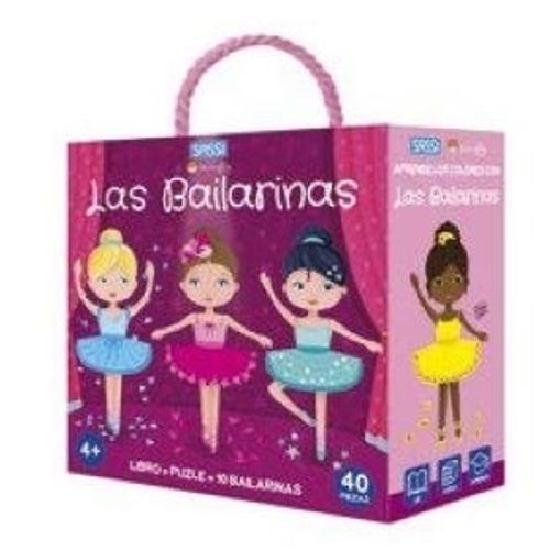 LAS BAILARINAS - LIBRO + PUZLE + 10 FIGURAS