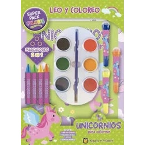 UNICORNIOS PARA COLOREAR - SUPER PACK COLORES UNICORNIOS PARA COLOREAR - SUPER PACK COLORES