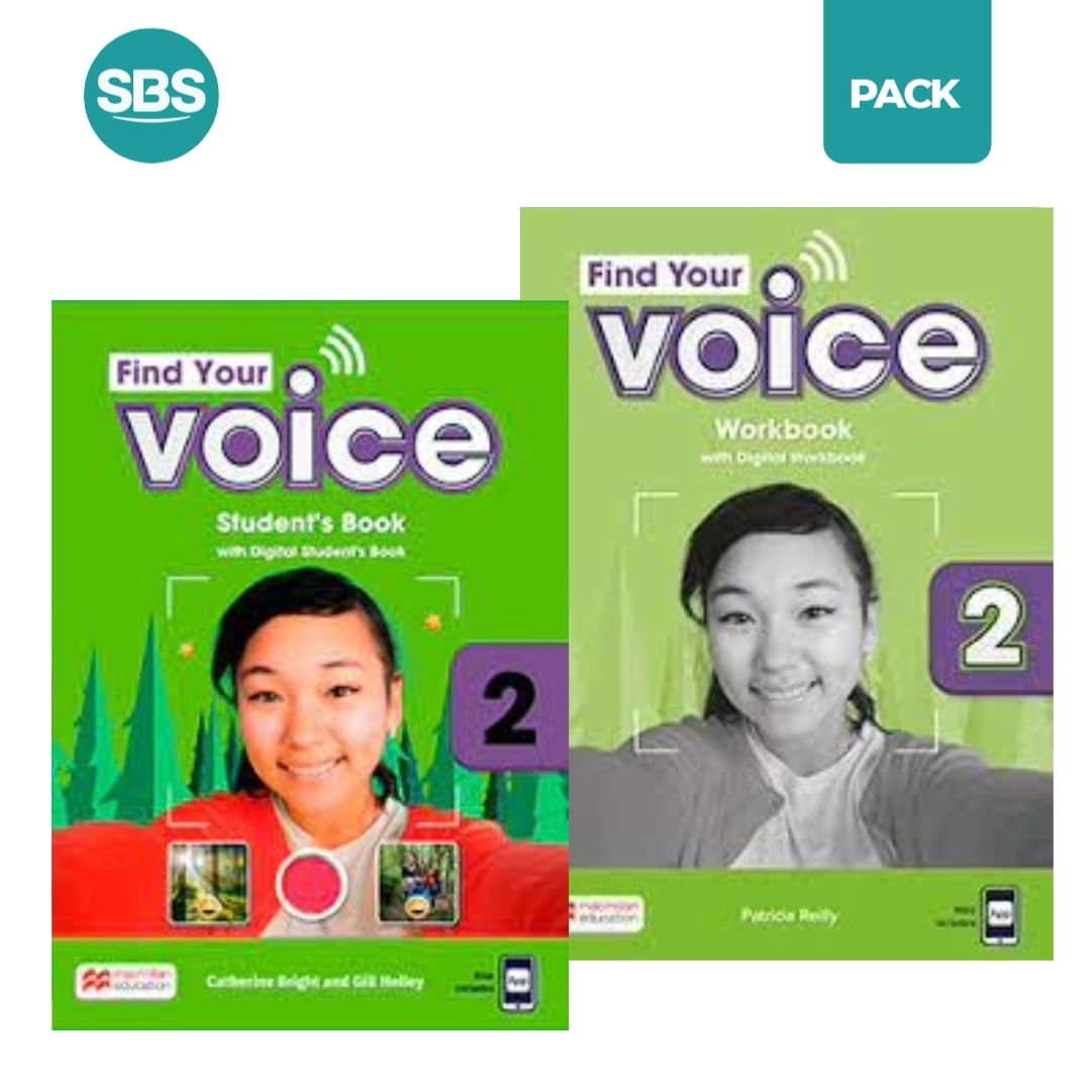 FIND YOUR VOICE 2 - SB + WB - 2 LIBROS