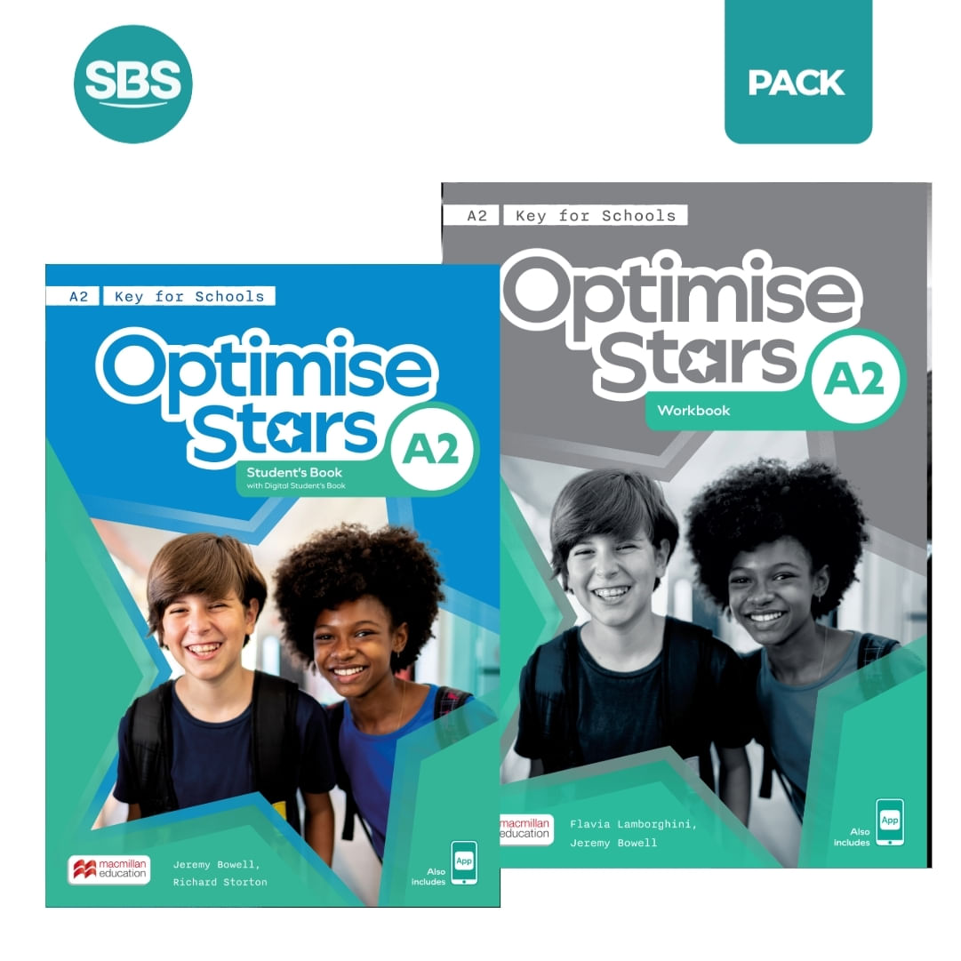 OPTIMISE STARS A2 - SB + WB - 2 LIBROS
