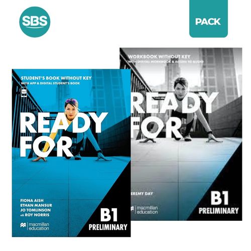 READY FOR B1 PRELIMINARY WITHOUT KEY - SB + WB - 2 LIBROS