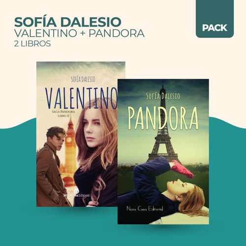 PANDORA + VALENTINO - 2 LIBROS - DALESIO