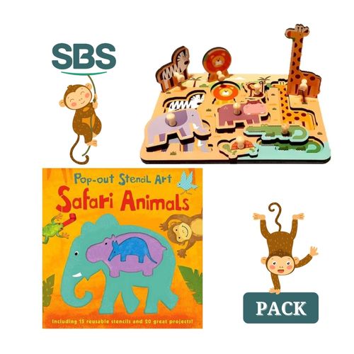 PACK SAFARI - LIBRO EN INGLES + JUEGO
