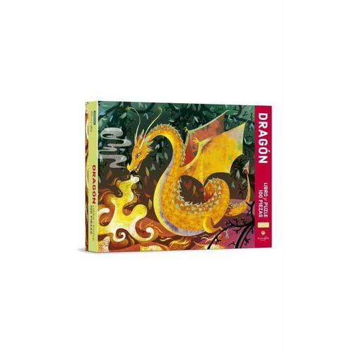 DRAGON - LIBRO + PUZZLE 100 PIEZAS