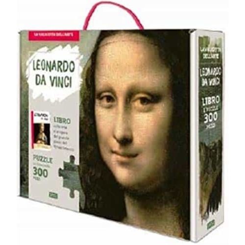LEONARDO DA VINCI - LA MONNA LISA - LIBRO + PUZZLE 300 PZS