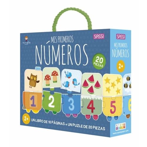 MIS PRIMEROS NUMEROS - LIBRO + PUZZLE DE 20 PIEZAS