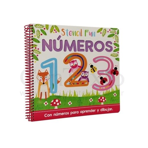 LIBRO NUMEROS - STENCIL FUN