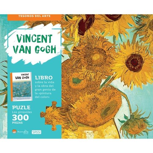 VICENT VAN GOGH - LOS GIRASOLES + PUZZLE DE 300 PIEZAS VICENT VAN GOGH - LOS GIRASOLES + PUZZLE DE 300 PIEZAS