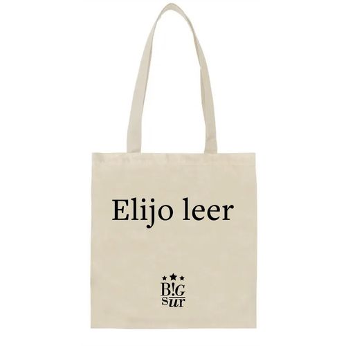 TOTE BAG ELIJO LEER - BIG SUR