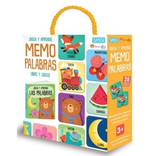 MEMO PALABRAS - JUEGA Y APRENDE - LIBRO Y JUEGO