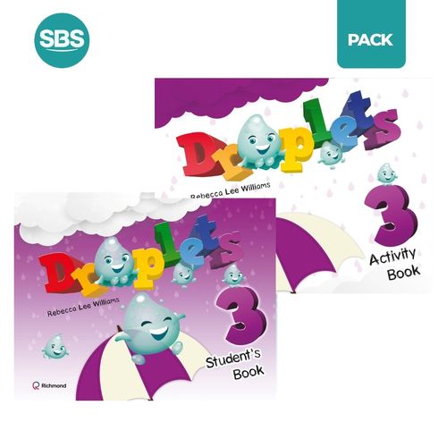 DROPLETS 3 - SB + WB - 2 LIBROS