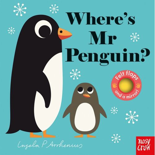 WHERE'S MR PENGUIN? - FELT FLAPS - BOARD BOOK