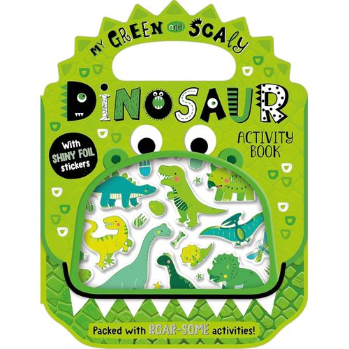 SHINY STICKERS MY GREEN AND SCALY DINOSAUR ACTIVITY BOOK
