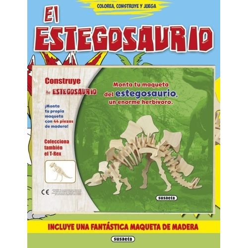 EL ESTEGOSAURIO - DINOSAURIOS CON MAQUETA DE MADERA EL ESTEGOSAURIO - DINOSAURIOS CON MAQUETA DE MADERA