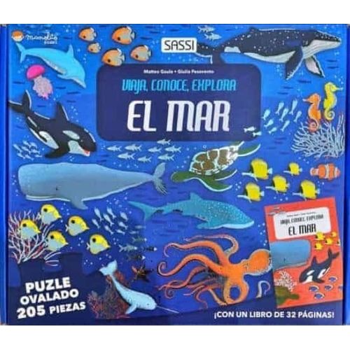EL MAR - LIBRO + PUZZLE 205 PIEZAS