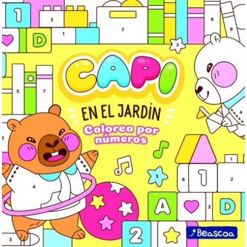 CAPI EN EL JARDIN - PINTAR X NUMEROS 2