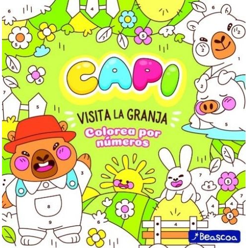CAPI VISITA LA GRANJA  - PINTAR X NUMEROS 1