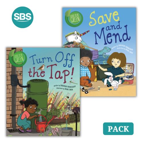 PACK TURN OFF THE TAP + SAVE AND MEND - 2 LIBROS