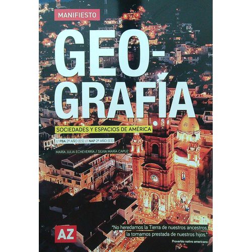 GEOGRAFIA 2 - 2DA EDICION - MANIFIESTO - SOCIEDADES Y ESPACI