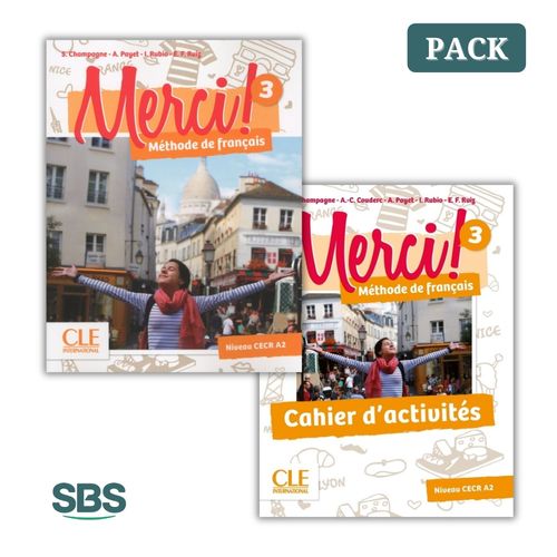 MERCI 3 LIVRE + CAHIER - 2 LIBROS