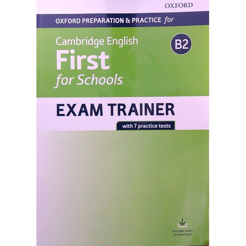 CAMBRIDGE ENGLISH FIRST FOR SCHOOLS EXAM TRAINER - STUDENT'S