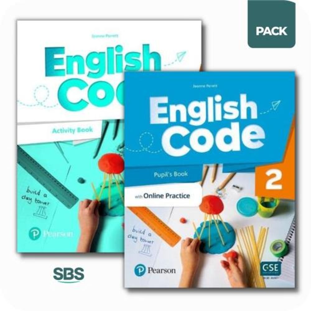 ENGLISH CODE 2 - STUDENT'S BOOK + WORKBOOK PACK - 2 LIBROS - SBS Librerias