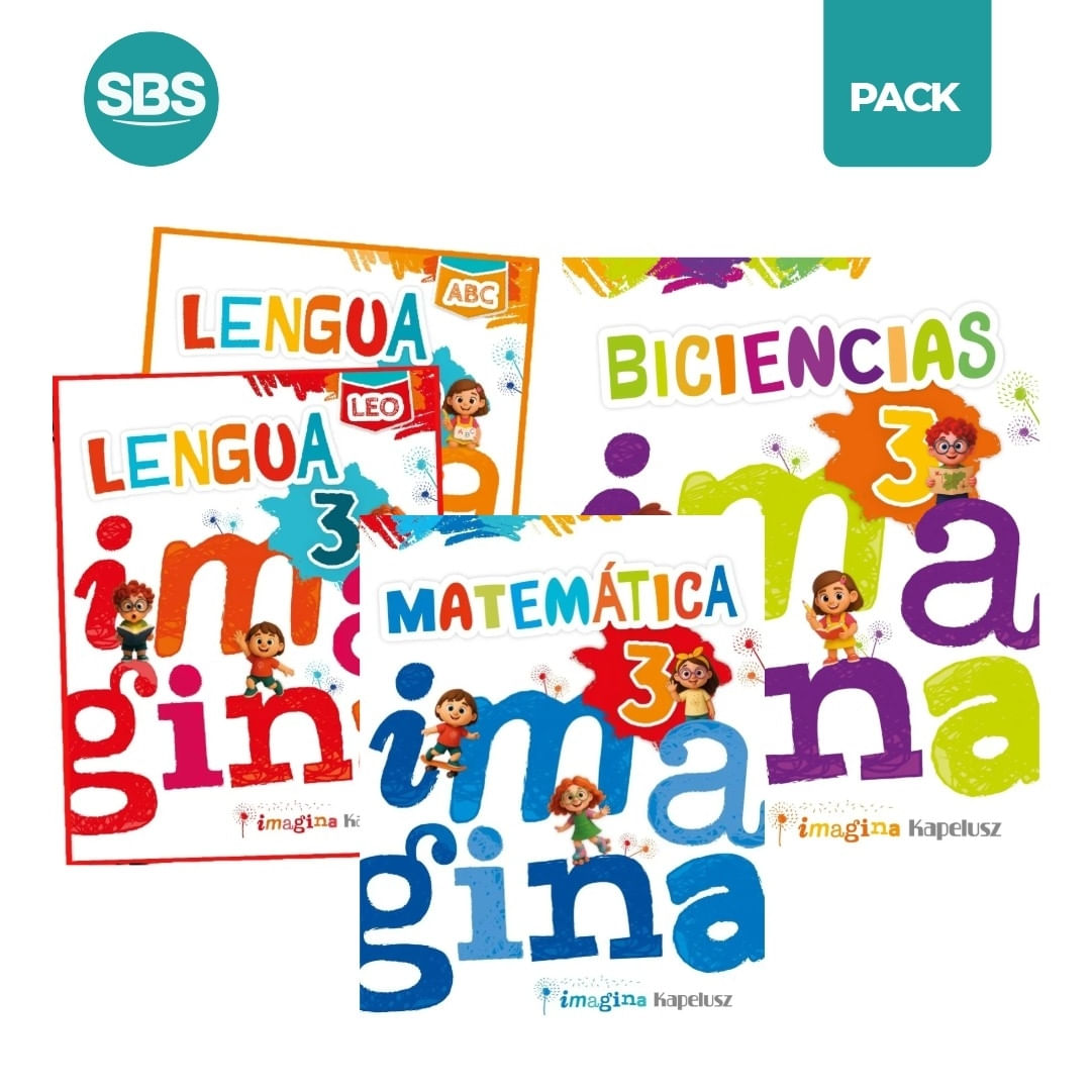 PACK DE LIBROS 3º GRADO A Y B