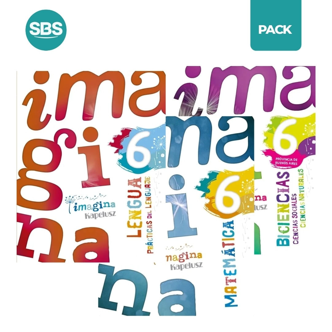 PACK DE LIBROS 6º GRADO A, B Y C