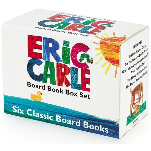 ERIC CARLE SIX CLASSIC BOARD BOOKS - BOX SET