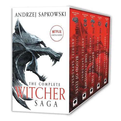 THE COMPLETE WITCHER SAGA - BOXED SET - 5 BOOKS - ANDRZEJ SA