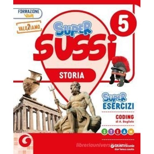 SUPER SUSSI CON STORIA, GEOGRAFIA, MATEMATICA,SCIENZE E TECN
