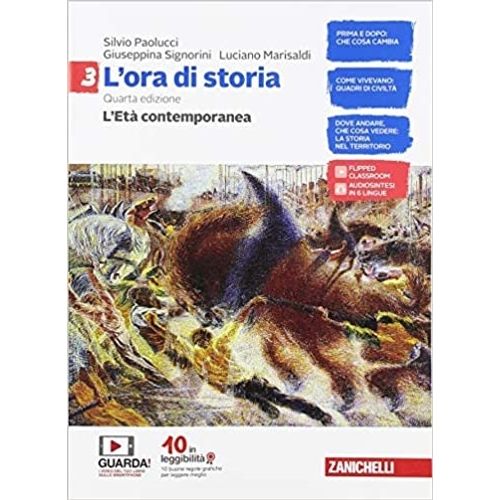 L' ORA DI STORIA - VOL.3 ETA CONTEMPORANEA MULTIMEDIALE - TE