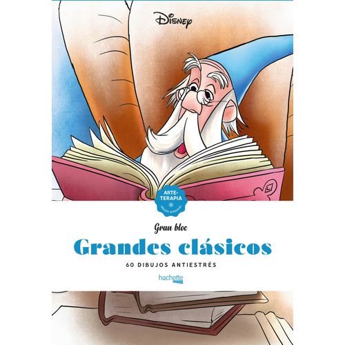 GRANDES CLASICOS - GRAN BLOC - 60 DIBUJOS ANTIESTRES- DISNEY