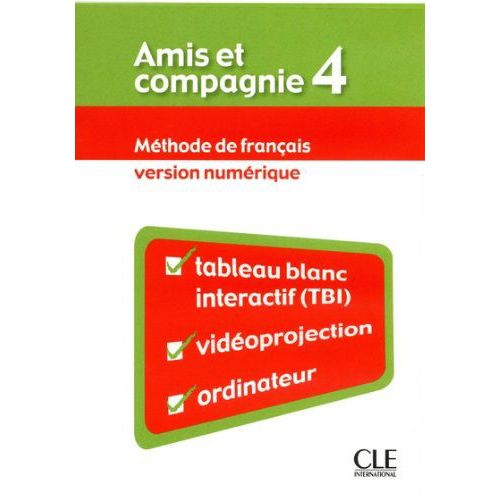 AMIS ET COMPAGNIE 4 - RESSOURCES POUR TBI (NUMERIQUE)