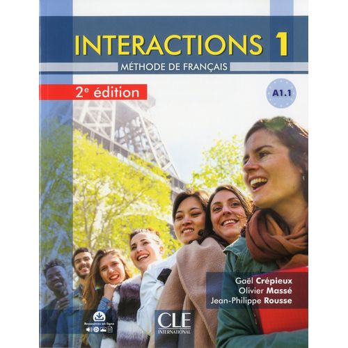 INTERACTIONS 1 A1.1 2EME.ED.- LIVRE DE L'ELEVE + AUDIO EN LI