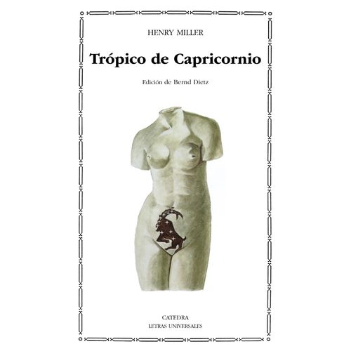 TROPICO DE CAPRICORNIO - HENRY MILLER