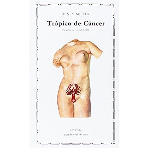 TROPICO DE CANCER - HENRY MILLER