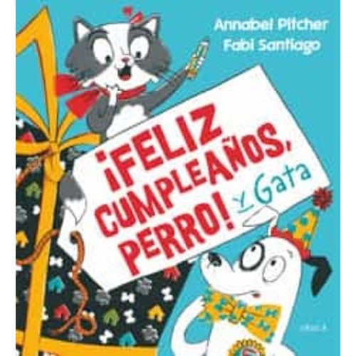 FELIZ CUMPLEAÑOS PERRO Y GATA