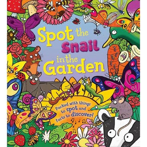 SPOT THE SNAIL IN THE GARDEN